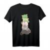 Aromantic Pride Kawaii Katzen T-Shirt - Süße LGBTQ-Anime-Kunst im Harajuku-Stil für Pride-Paraden & aromantische Liebe