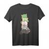 Aromantic Pride Kawaii Katzen T-Shirt - Süße LGBTQ-Anime-Kunst im Harajuku-Stil für Pride-Paraden & aromantische Liebe