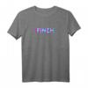 Finch, Cool Bird Edgy Glitch Ästhetische Kunst T-Shirt – Das perfekte Geschenk für Vogelliebhaber, Freunde und Familie