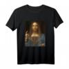 Jesus von Leonardo Da Vinci Klassische Renaissance Kunst T-Shirt – Originelle Geschenkidee für Kunstliebhaber, Geburtstage & besondere Anlässe