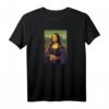 Mona Lisa Berühmte Kunst T-Shirt - Klassisch geschnitten, doppelt genähter Saum für Kunstliebhaber