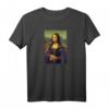 Mona Lisa Berühmte Kunst T-Shirt - Klassisch geschnitten, doppelt genähter Saum für Kunstliebhaber