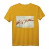 Erschaffung von Adam Michelangelo Parodie T-Shirt – Humorvolles Kunst-Shirt für Kunstliebhaber, Studenten und Lehrer zum Geburtstag und Weihnachten