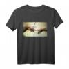 Michelangelo Erschaffung von Adam Vintage Kunst T-Shirt - Geschenkidee für Kunstliebhaber, Fans & Historienfreunde
