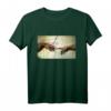 Michelangelo Erschaffung von Adam Vintage Kunst T-Shirt - Geschenkidee für Kunstliebhaber, Fans & Historienfreunde