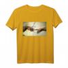 Michelangelo Erschaffung von Adam Vintage Kunst T-Shirt - Geschenkidee für Kunstliebhaber, Fans & Historienfreunde
