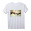 Michelangelo Erschaffung von Adam Vintage Kunst T-Shirt - Geschenkidee für Kunstliebhaber, Fans & Historienfreunde