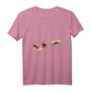 Damen Michelangelo - Erschaffung von Adam Vintage Kunst T-Shirt mit V-Ausschnitt – Geschenkidee für Kunstfans, Geburtstag & Weihnachten