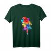 Aquarell Papagei Vogel Malerei Grafik T-Shirt – Perfektes Geschenk für Natur- und Tierliebhaber zu Geburtstag, Weihnachten, Ostern, Vatertag & Muttertag