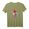 Aquarell Papagei Vogel Malerei Grafik T-Shirt – Perfektes Geschenk für Natur- und Tierliebhaber zu Geburtstag, Weihnachten, Ostern, Vatertag & Muttertag