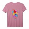 Aquarell Papagei Vogel Malerei Grafik T-Shirt – Perfektes Geschenk für Natur- und Tierliebhaber zu Geburtstag, Weihnachten, Ostern, Vatertag & Muttertag
