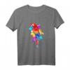 Aquarell Papagei Vogel Malerei Grafik T-Shirt – Perfektes Geschenk für Natur- und Tierliebhaber zu Geburtstag, Weihnachten, Ostern, Vatertag & Muttertag