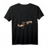Michelangelo Erschaffung von Adam Vintage Kunst T-Shirt mit V-Ausschnitt – Perfekt für Kunstliebhaber, Geschenkidee zu Geburtstag & Weihnachten
