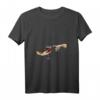 Michelangelo Erschaffung von Adam Vintage Kunst T-Shirt mit V-Ausschnitt – Perfekt für Kunstliebhaber, Geschenkidee zu Geburtstag & Weihnachten