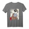 Japanische Kunst - Kawaii Kimono Geisha T-Shirt für Japan Fans, Anime & Manga Liebhaber mit Liebe Schriftzug