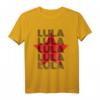 Lula 2022 Präsident von Brasilien Retro Typografie Kunst T-Shirt – Support-Shirt für Lula Fans & Wahlkampf 2022