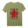Lula 2022 Präsident von Brasilien Retro Typografie Kunst T-Shirt – Support-Shirt für Lula Fans & Wahlkampf 2022