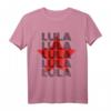 Lula 2022 Präsident von Brasilien Retro Typografie Kunst T-Shirt – Support-Shirt für Lula Fans & Wahlkampf 2022