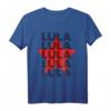 Lula 2022 Präsident von Brasilien Retro Typografie Kunst T-Shirt – Support-Shirt für Lula Fans & Wahlkampf 2022