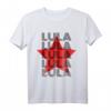 Lula 2022 Präsident von Brasilien Retro Typografie Kunst T-Shirt – Support-Shirt für Lula Fans & Wahlkampf 2022