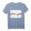 Art History Shirt - The Creation Of Adam Aesthetic Tee Kunst T-Shirt für Kunstliebhaber, Geburtstage & besondere Anlässe