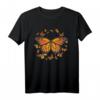 Niedlicher Schmetterling Kunst Garten Naturliebhaber T-Shirt - Bequemes, klassisch geschnittenes Tiermotive Shirt