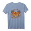 Niedlicher Schmetterling Kunst Garten Naturliebhaber T-Shirt - Bequemes, klassisch geschnittenes Tiermotive Shirt