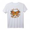 Niedlicher Schmetterling Kunst Garten Naturliebhaber T-Shirt - Bequemes, klassisch geschnittenes Tiermotive Shirt