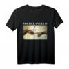 Michelangelo Erschaffung von Adam Vintage Kunst T-Shirt – Historisches Gemälde Geschenk für Kunstliebhaber, Damen, Herren & Kinder