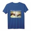 Michelangelo Erschaffung von Adam Vintage Kunst T-Shirt – Historisches Gemälde Geschenk für Kunstliebhaber, Damen, Herren & Kinder