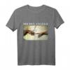 Michelangelo Erschaffung von Adam Vintage Kunst T-Shirt – Historisches Gemälde Geschenk für Kunstliebhaber, Damen, Herren & Kinder