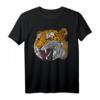 Tiger Tiergesicht T-Shirt mit Tigerkopf und Tiermotiv – Buntes, künstlerisches Raubtier-Design für Herren, Damen und Kinder, perfekt für Geburtstage und Weihnachten