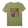 Tiger Tiergesicht T-Shirt mit Tigerkopf und Tiermotiv – Buntes, künstlerisches Raubtier-Design für Herren, Damen und Kinder, perfekt für Geburtstage und Weihnachten