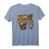 Tiger Tiergesicht T-Shirt mit Tigerkopf und Tiermotiv – Buntes, künstlerisches Raubtier-Design für Herren, Damen und Kinder, perfekt für Geburtstage und Weihnachten