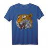 Tiger Tiergesicht T-Shirt mit Tigerkopf und Tiermotiv – Buntes, künstlerisches Raubtier-Design für Herren, Damen und Kinder, perfekt für Geburtstage und Weihnachten