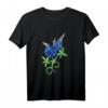 Stolze texanische T-Shirt mit Bluebonnet-Grafik – Kunstvolles Design für Texas-Fans und Naturliebhaber