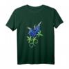Stolze texanische T-Shirt mit Bluebonnet-Grafik – Kunstvolles Design für Texas-Fans und Naturliebhaber