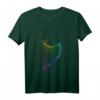 Damen Retro Harfe Musikinstrument T-Shirt mit V-Ausschnitt – Lustiges Geschenk für Harfenspieler, Musikliebhaber & Musikvereinsmitglieder