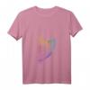 Damen Retro Harfe Musikinstrument T-Shirt mit V-Ausschnitt – Lustiges Geschenk für Harfenspieler, Musikliebhaber & Musikvereinsmitglieder