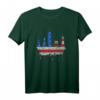 New York Skyline Stars und Stripes USA Flagge Kunst Liebe NY T-Shirt – Perfektes Souvenir für Fans, Besucher & Einwohner
