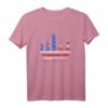 New York Skyline Stars und Stripes USA Flagge Kunst Liebe NY T-Shirt – Perfektes Souvenir für Fans, Besucher & Einwohner
