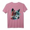 Wolf Tier Druck Kunst Sonnenbrille Wolf T-Shirt - Perfekt für Wolfs- und Tierliebhaber, Freunde & Familie