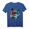 Wolf Tier Druck Kunst Sonnenbrille Wolf T-Shirt - Perfekt für Wolfs- und Tierliebhaber, Freunde & Familie