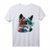 Wolf Tier Druck Kunst Sonnenbrille Wolf T-Shirt - Perfekt für Wolfs- und Tierliebhaber, Freunde & Familie