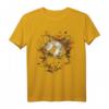 Panda Kunstwerk - Herbst Blätter Tiermotiv T-Shirt für Tierliebhaber und Naturfreunde