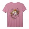 Panda Kunstwerk - Herbst Blätter Tiermotiv T-Shirt für Tierliebhaber und Naturfreunde