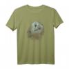 Schleiereulen-Malerei-Eulen-Kunst T-Shirt – Künstlerisches Eulen-Motiv für Natur- und Kunstliebhaber