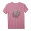 Schleiereulen-Malerei-Eulen-Kunst T-Shirt – Künstlerisches Eulen-Motiv für Natur- und Kunstliebhaber