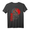 Drache mit japanischen und chinesischen Schriftzeichen Kanji Kunst T-Shirt – Perfektes Geschenk für Kunst- und Drachenliebhaber