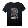 Donkey Kunst Pinselstrich T-Shirt - Tierliebe & Kunstmotiv für Esel- und Maultierfans